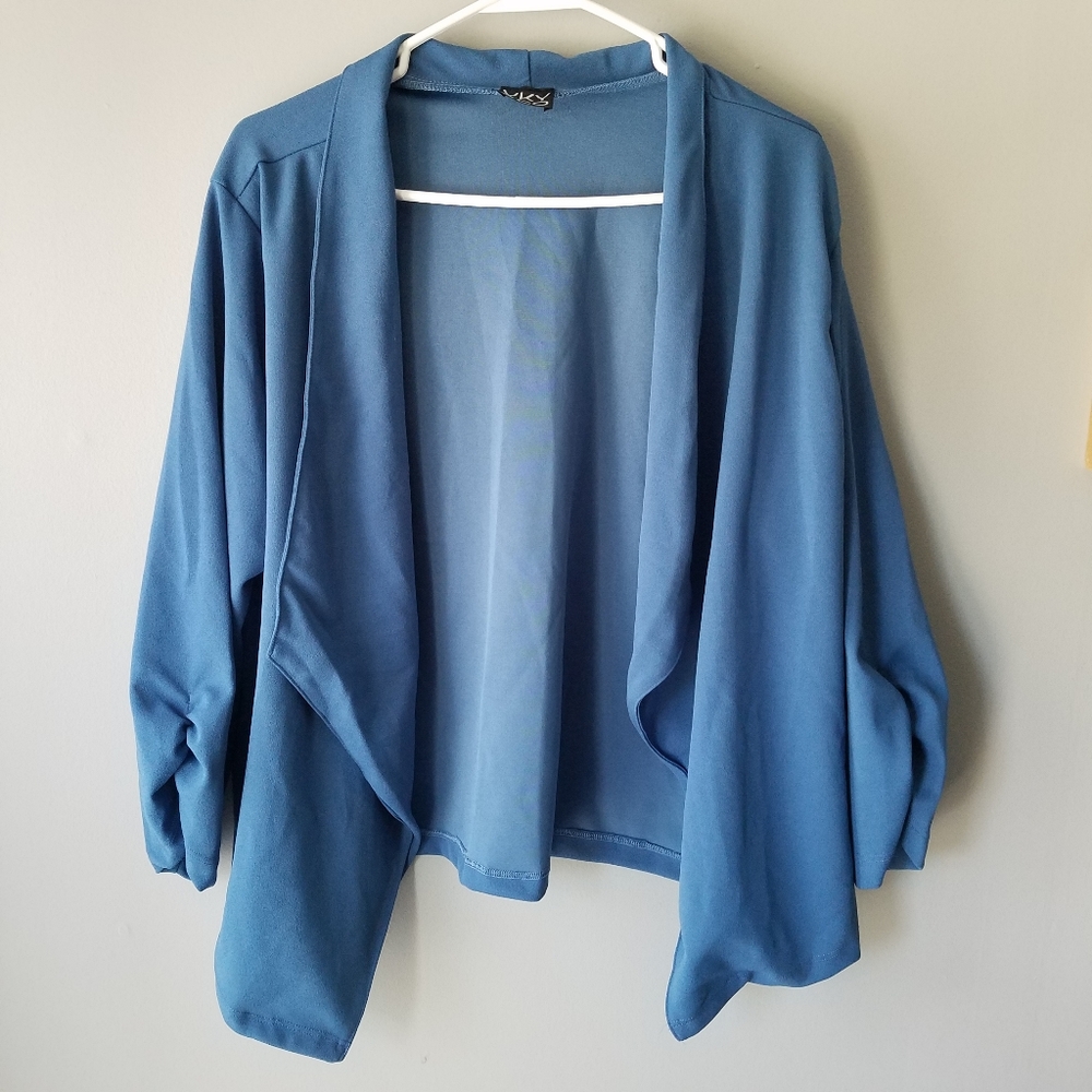 VKY & CO Cardigan Blue Women's 2XL
